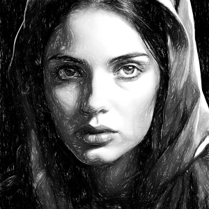 pencil-sketch-art-decoration-poster-drawings