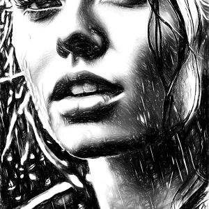 pencil-sketch-art-decoration-poster-drawings