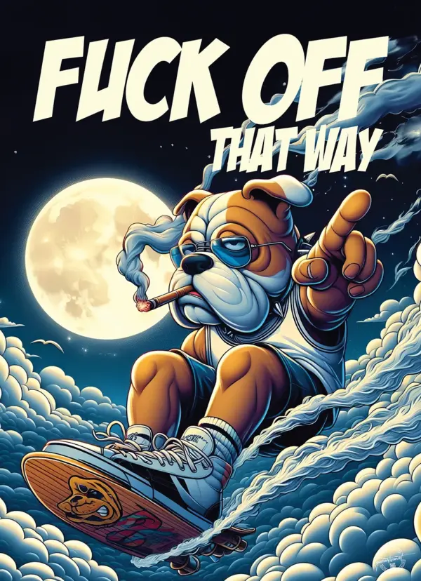 F.ck off That Way - Fine Arts - Decorative Art - Wall Art