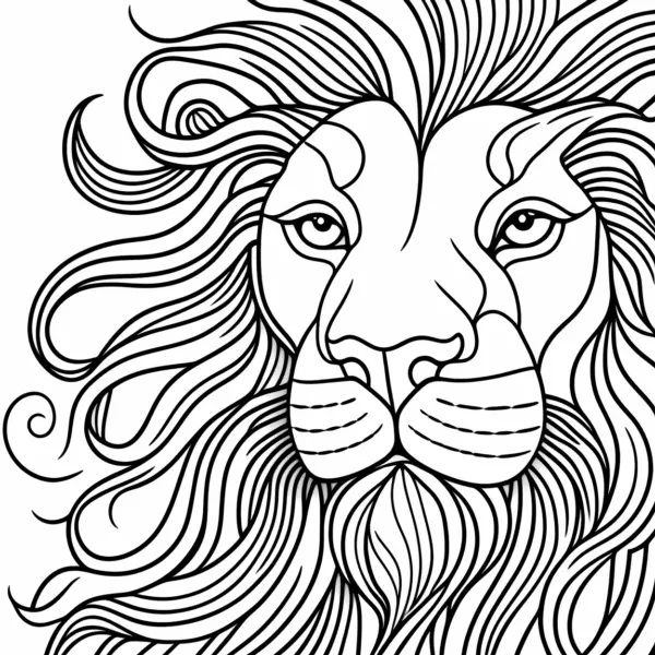 Lion BW